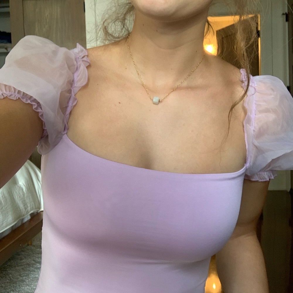 Purple bodysuit